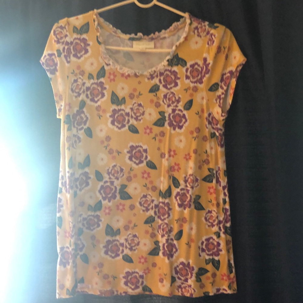 Floral ruffle T-shirt from ModCloth